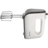 Mixer de mana Viva Collection HR3740/00, 450 W, 5 viteze, functie Turbo, alb/gri