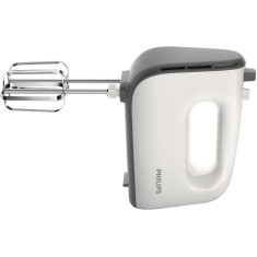 Mixer de mana Viva Collection HR3740/00, 450 W, 5 viteze, functie Turbo, alb/gri