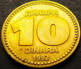 Cumpara ieftin Moneda 10 DINARI / DINARA - YUGOSLAVIA, anul 1992 *cod 3248 D, Europa