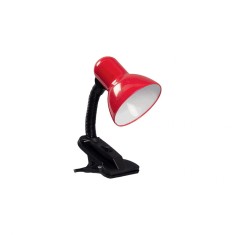 Lampa Birou Clip Rosu 1xE27 60W