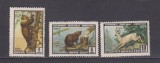 RUSIA U.R.S.S. 1961 FAUNA MI: 2448-2450 MNH, Nestampilat