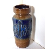 Cumpara ieftin Vaza ceramica crusty glaze, smaltuita si formata manual - VEB Haldensleben, GDR