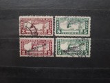 Timbre Austria &amp; Deutsch&ouml;sterreich &ndash; supratipare de tranziție &ndash; 4 piese &ndash; A0025