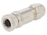 Conector M12 mamă 4 PIN Ethernet IP67