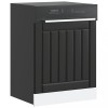 Panou pentru mașină de spălat vase &bdquo;Lucca&rdquo; lemn negru prelucrat