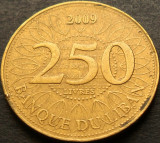 Moneda exotica 250 LIVRE(S) - LIBAN, anul 2009 * cod 04