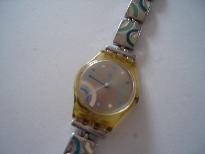 Ceas Swatch model AG 2004, quartz, pentru dame foto