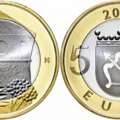 Finlanda moneda comemorativa 5 euro 2013 - Castelul Olaf - UNC