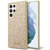 Husa Samsung Galaxy S24 Ultra Guess Glitter Script GUHCS24LHGGSHD Gold