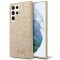 Husa pentru Samsung Galaxy S24 Ultra - Guess Glitter Script (GUHCS24LHGGSHD) - Gold