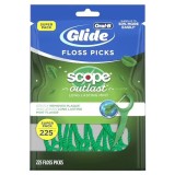 Scobitori ata dentara Oral-B Complete Glide Scope Outlast, menta, 225 buc