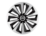 Cumpara ieftin Set 4 capace roti Fox Gri-Negru R14 pentru gama auto Hyundai, Autohelix MSA