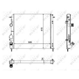 Radiator racire motor Nrf 58325