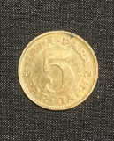 Moneda 5 para 1979 Iugoslavia