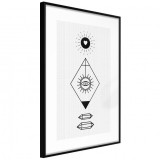 Cumpara ieftin Poster - Intuition, cu Ramă neagră, 30x45 cm