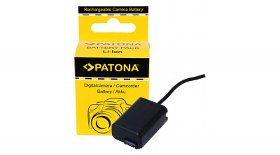 Sony NP-FW50 NEX-3 NEX.3C NEX-5 Adaptor pentru baterie de intrare - Patona foto