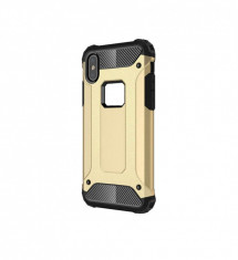 Husa TPU tip armor case pentru iPhone X - 5.8 inch - Auriu foto