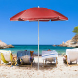 Umbrela de soare mare - 155 x 135 cm - rosu, Oem