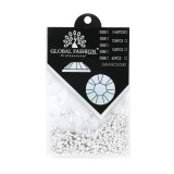 Decor pentru unghii, Swarovski, Romburi 3D, Global Fashion, argintii, holografic