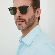 Gucci ochelari de soare barbati, culoarea maro