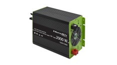 Invertor solar Qoltec Monolith 3-&icirc;n-1 cu funcție de &icirc;ncărcare AC | MPPT | UPS | ATS | 1000W | 2000W | 12V p&acirc;nă la 230V | Unda sinusoidală pură