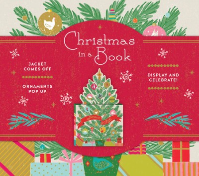 Christmas in a Book (Uplifting Editions): Jacket Comes Off. Ornaments Pop Up. Display and Celebrate! foto