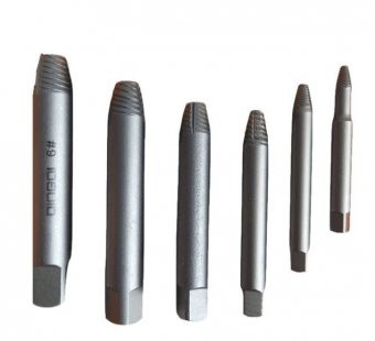 Extractoare suruburi rupte,uzate ,prezoane ,dimensiuni 3-20 mm ,set 6 piese foto