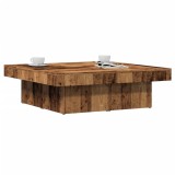 Cumpara ieftin Măsuță de cafea, lemn vechi, 90x90x28 cm, lemn prelucrat