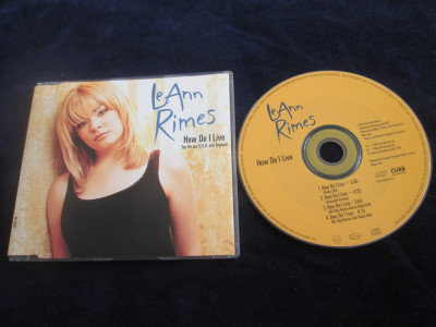 LeAnn Rimes - How Do I Live _ maxi cd _ Intercord ( Europa , 1998 ) foto