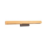 Aplica LED Klausen Pine AP1 64 cm, Design Modern Lemn si Metal Negru, 22W 1450LM 3000K, Corp Iluminat Interior Elegant pentru Hol Dormitor Living