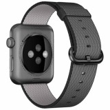 Cumpara ieftin Curea iUni compatibila cu Apple Watch Ultra/SE/8/7/6/5/4/3/2/1, 38mm, Nylon, Woven Strap, Electric Gray