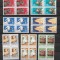 ROMANIA 1962 - ANIMALE DE RASA, BLOCURI DE 4 VALORI, MNH - LP 552