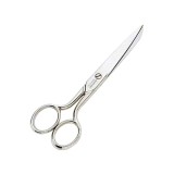 Foarfeca de cusaturi de uz casnic si profesional din otel carbon fin placat cu nichel, manere egale, Premax, colectia Omnia, 18cm (7&quot;)