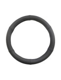 Husa Volan Din Piele Naturala Perforata Negru 44-46 cm