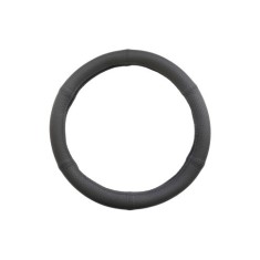 Husa Volan Din Piele Naturala Perforata Negru 44-46 cm