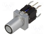 Comutator tastatură SPST-NO 0,05A/12VDC argintie LED HIGHLY ELECTRIC