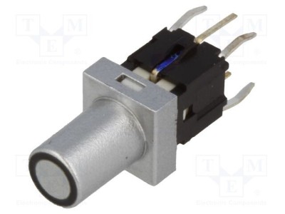 Comutator tastatură SPST-NO 0,05A/12VDC argintie LED HIGHLY ELECTRIC foto