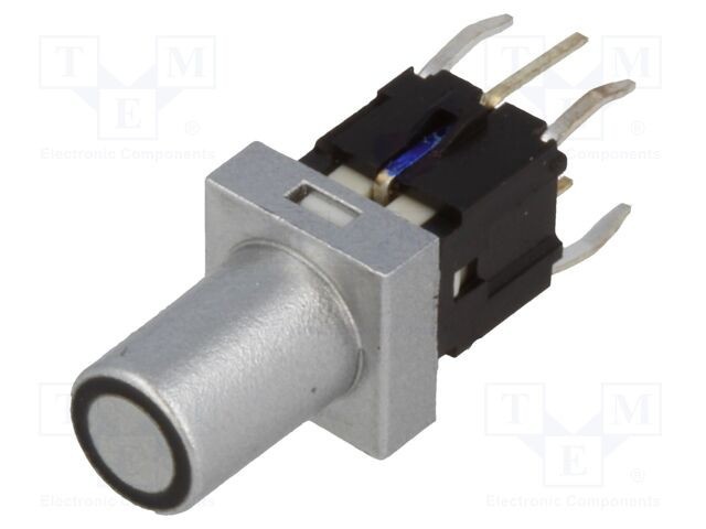 Comutator tastatură SPST-NO 0,05A/12VDC argintie LED HIGHLY ELECTRIC
