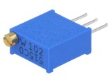Potentiometru Multitura 1k&Omega; 500mW THT &plusmn;10%