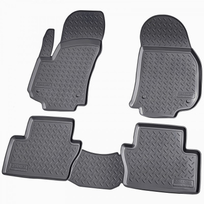 Set de 4 covorase cauciuc 3D stil tavita premium pentru Opel Zafira B 2005-2014 foto