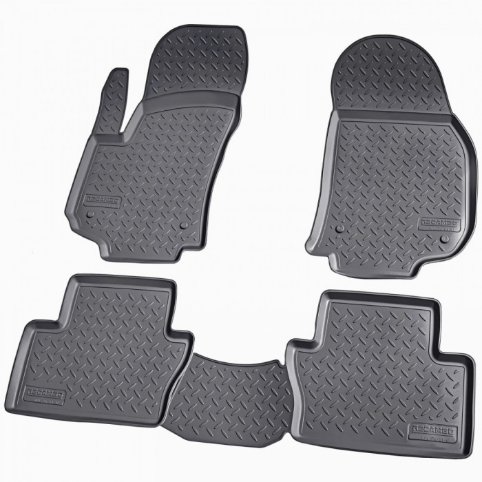 Set de 4 covorase cauciuc 3D stil tavita premium pentru Opel Zafira B 2005-2014