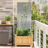 vidaXL Ecran de intimitate pentru grădină Argintiu 50 x 140 cm 876285
