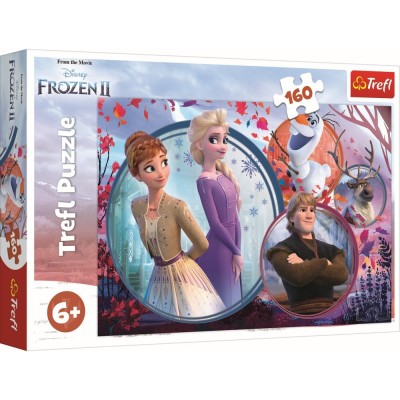 Puzzle Trefl 160 Universul Frozen2 foto