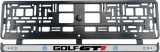 Cumpara ieftin Set 2 bucati, suport numar inmatriculare Volkswagen Golf GTI, Autohelix MSA