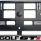 Set 2 bucati, suport numar inmatriculare Volkswagen Golf GTI