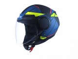 Casca Moto Scuter SMK Streem Komplex Mat Negru, Marimea L, Open Face, Certificare ECE 22.05