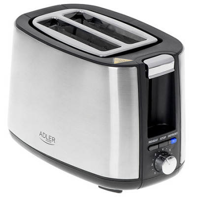 Toaster 7 niveluri de rumenire 900w ad 3214 adler foto