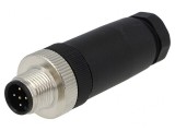 Mufă M12 5-Pin Tată CANopen Pe Cablu Drept