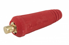 Conector rosu cablu cleste sudura, 200A foto