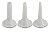 Set de 3 palnii pentru carnati , plastic alb , compatibil masina nr. 8